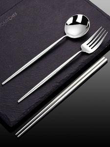 Elegant "Only Natural" Flatware Set Stainless Steel and Wood Durable Dining Solution with Mirror Polish Dishwasher Safe - Product Image 3