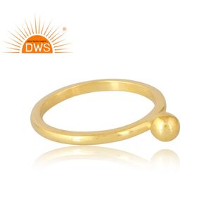 Anillo de Plata de Ley 925 chapado en oro de 18 quilates, joyería fina Demi para mujer, regalo para ella - Product Image 4