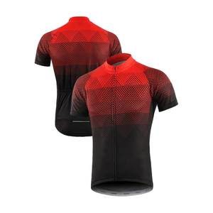 เสื้อใส่ปั่นจักรยานสำหรับผู้ชายผ้าโพลีเอสเตอร์100% เสื้อปั่นจักรยานเสื้อเจอร์ซี่พิมพ์โลโก้ของคุณเอง - Product Image 4