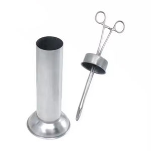 Frasco de fórceps de acero inoxidable Manual de alta calidad profesional con tapa para instrumentos quirúrgicos - Product Image 5