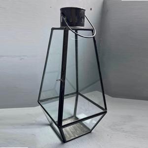 <b>Lantern</b> <b>candle</b> <b>lantern</b> decorative and unique design glass and metal - Product Image 4