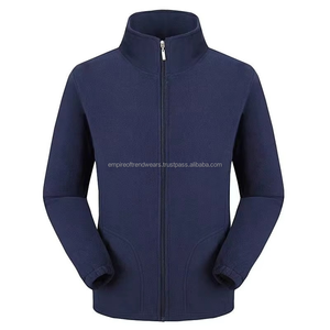 Unique Design Mens Full Sleeve Fleece Jacket Lightweight Warm Outerwear winter season front Logo Position - Product Image 5