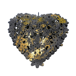 Classic Design Decorative Metal Hanging Heart W/Gliter Color for Wall Decoration Customized Handmade in Bulk - Product Image 3