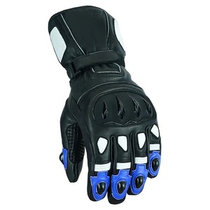 Guantes de moto de cuero genuino para hombre y mujer con logotipo personalizado Guante de Ciclismo de carreras de motos de la mejor gama - Product Image 5