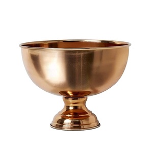 Copa de Champán de Metal de Diseño Simple con Asa para Bares, Fiestas al Aire Libre, Soporte para Botellas de Vino en Forma Redonda - Product Image 6
