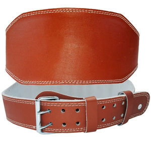 Ceintures de musculation en cuir robustes et durables avec logo personnalisé, réglables, respirantes, enveloppantes, soutien du dos pour l'entraînement - Product Image 1