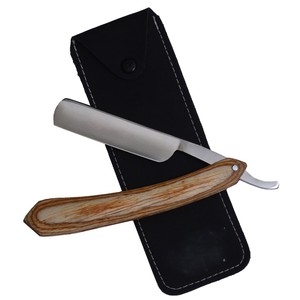 Nâu cắt tóc thẳng cắt cổ họng ướt mài da strop/vành đai + Dao cạo râu - Product Image 3