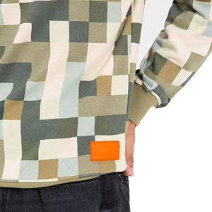 Sweat-shirt en molleton uni à col rond pour homme, de qualité supérieure, en coton mélangé, avec logo personnalisé, teinture unie, respectueux de l'environnement - Product Image 2