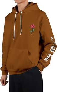 Sweat à capuche à manches longues en polaire Sherpa 100% coton pour hommes, vêtements d'extérieur d'hiver confortables, imprimé à carreaux, personnalisable ODM - Product Image 5