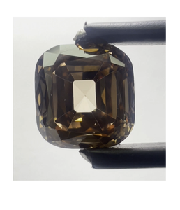 Piedra preciosa suelta CVD de diamante de corte cuadrado VS1 marrón de alta calidad para hacer joyas, anillos de compromiso y regalos de aniversario - Product Image 1