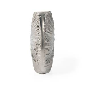 Elegante jarrón de suelo de metal con acabado en color plateado, perfecto para una elegante decoración de hogar y hotel - Product Image 4