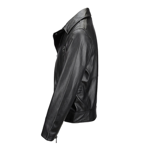 2024 Best Sale Men Leather <b>Jacket</b> Men <b>Slim</b> <b>Fit</b> Fashion Leather <b>Jacket</b> for Men Product for Sale - Product Image 6