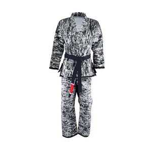 Conjuntos de Kimono de Jiu Jitsu Unisex, Gi de Entrenamiento Reforzado, 100% Algodón, Transpirable, Ligero, 420g, Teñido, Costuras Frontales de Tatami - Product Image 4