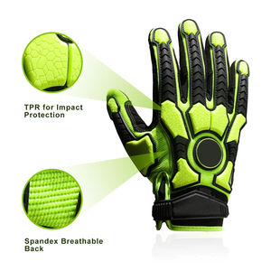 Gants de travail personnalisés avec logo, gants de travail durables antidérapants avec protection antichoc par KARIMAN MANUFACTURING - Product Image 4