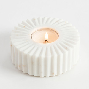 Decorative Accent <b>Marble</b> Tea Light & <b>Candle</b> <b>Holder</b> Festive Gifting for Christmas Home Decors & Dinner Table - Product Image 3