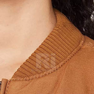 Blouson d'aviateur pour femmes de couleur unie à fermeture éclair intégrale Blouson d'aviateur léger de qualité supérieure pour femmes - Product Image 5