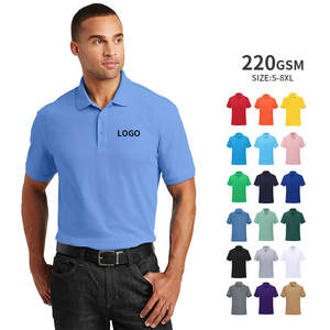 Venta al por mayor llano en blanco logotipo personalizado impresión camisa diseño adultos niños hombres Polo camisetas de algodón - Product Image 3