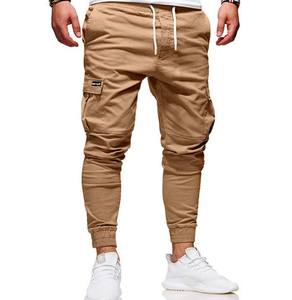 Pantalones cargo para hombre, pantalones largos con múltiples bolsillos de talla grande para hombre, pantalones lápiz al por mayor de fábrica a la moda, pantalones de algodón de calidad para hombre - Product Image 6