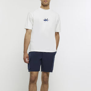 เสื้อยืดวินเทจไซส์ใหญ่พิเศษสำหรับผู้ชายผ้าฝ้ายพิมพ์ลายพัฟน้ำหนักมาก260กรัม - Product Image 5