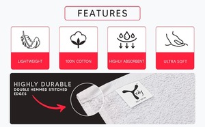 Toallas de Limpieza Desechables de Algodón de Tamaño Personalizado, Antimicrobianas, Ecológicas y de Alta Calidad al Mejor Precio para Uso Diario - Product Image 3