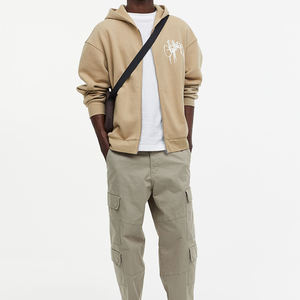 Sudadera con Capucha de Moda Urbana para Hombre, Diseño Estampado, Suave y Cómoda, Corte Holgado, 100% Algodón, Impresión Digital - Product Image 5