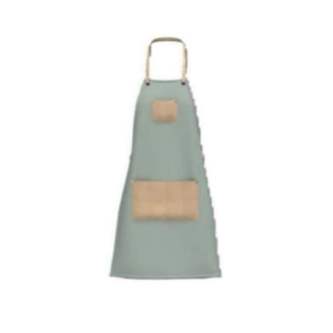 Babero sin mangas de algodón orgánico 100%, accesorio de cocina, delantal reciclable de hoteles personalizable de buena calidad para limpieza de mujeres - Product Image 6