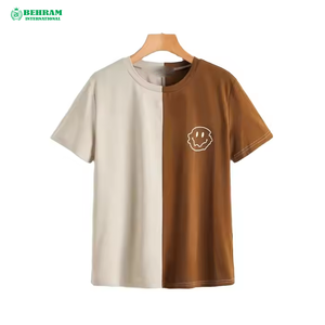 T-shirts décontractés pour hommes, coupe ample, 100% coton, col rond, design uni, séchage rapide et respirant, pour l'été - Product Image 6