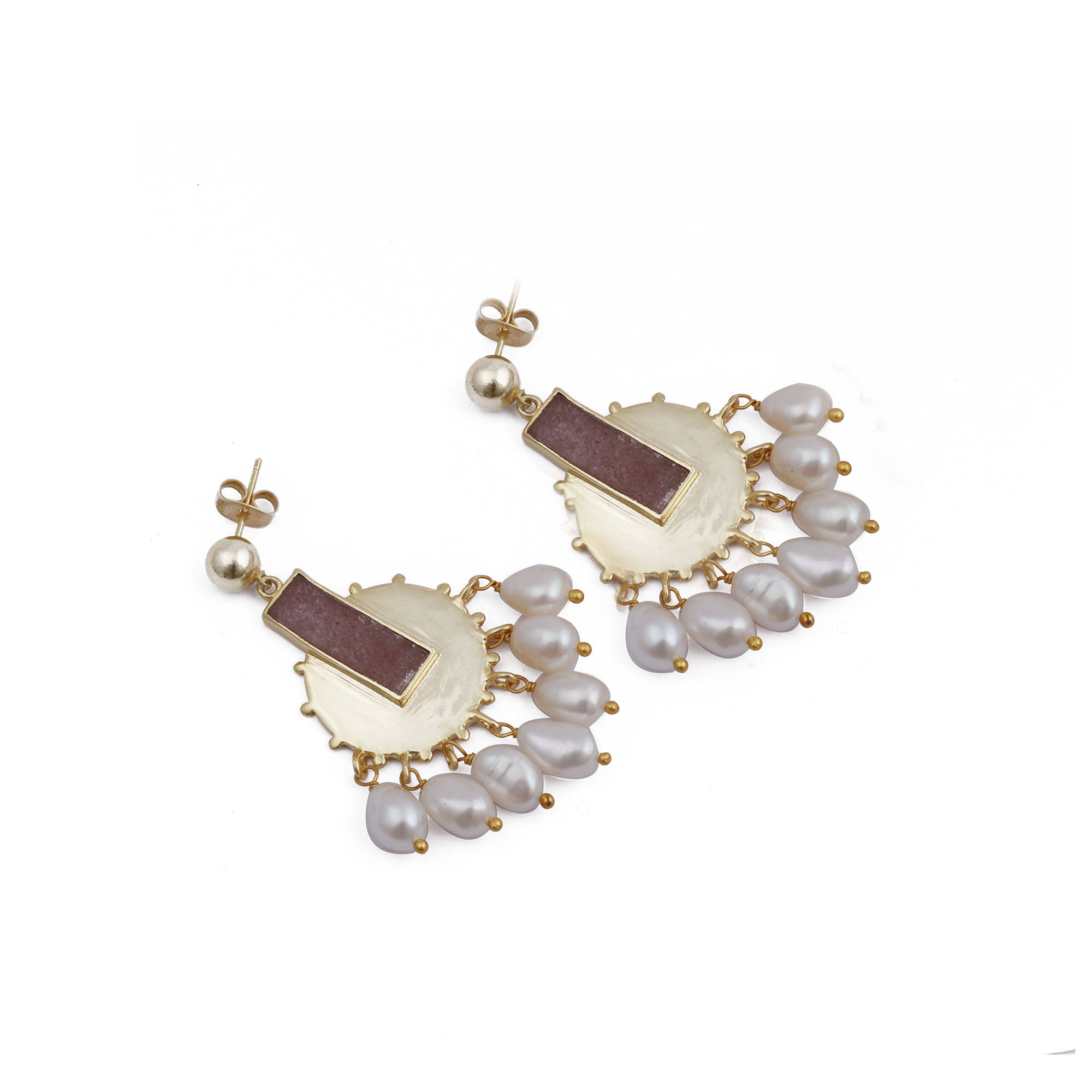 สตรอเบอร์รี่ควอตซ์ไข่มุก