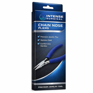 Professional Chain Nose <b>Pliers</b> Jewelry Making Tools <b>Set</b> for Beading Crafting and Wirework High Precision Durable Stainless Steel - Product Image 1