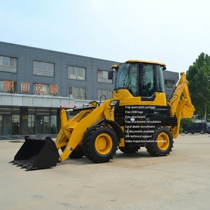 Chargeuse-pelleteuse robuste YCMG avec chargeur frontal et excavateur arrière Euro 5, machine de chantier pour la construction et l'agriculture - Product Image 2