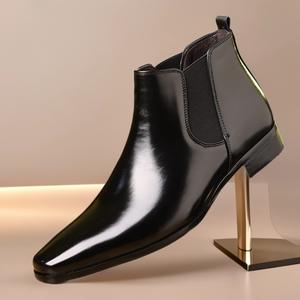 Zapatos Casuales Ligeros con Plantilla Absorbente de Sudor y Estructura Flexible, Zapatos Diarios para Hombre, Zapatos de Cuero - Product Image 4