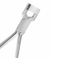 Pince à bijoux en acier inoxydable à mâchoires en nylon, outil de travail du fil à bec plat, sans rayures, haute qualité, équipement de bricolage