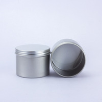 Boîte à pilules en aluminium argenté de 150g, étanche à l'air et à l'humidité, conteneur pharmaceutique 65x50mm, vente en gros