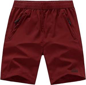 Pantalones Cortos Deportivos para Hombre de Secado Rápido, Multicolores, para Exteriores, con Cintura Elástica, Forro de Malla y Bolsillos con Doble Cremallera - Product Image 4