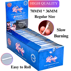 Papiers à rouler Kingsize personnalisés bleus de qualité supérieure pour cigarettes manuelles, avec filtres intégrés – Caractéristiques essentielles - Product Image 2