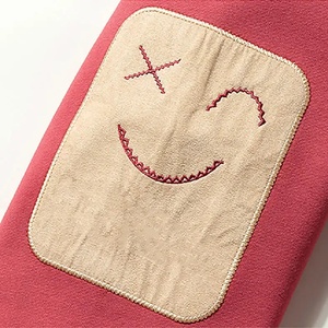 2024 mejor suéter de algodón pesado con capucha 400gsm Otoño/Invierno chaqueta cálida con cremallera calentada para hombres y mujeres bordado estampado rosa - Product Image 5