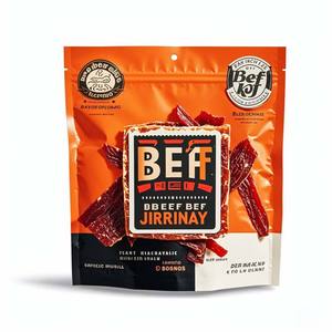 Emballage en sachet debout brillant prêt à la vente au détail avec fermeture éclair et ouverture facile à déchirer pour les produits de collation et les aliments secs - Product Image 4