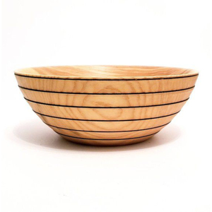 Cuenco redondo clásico de madera para servir alimentos, tamaño mediano, hecho a mano, la mejor calidad, Ideal para postres y suministros de cocina para servir - Product Image 3