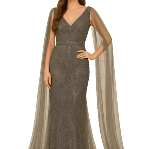 ชุดราตรีทรงบอลกาวน์หรูหรา ประดับด้วยลูกปัดทำมือ ผ้าฝ้าย 100% ตกแต่งด้วยเพชร ลวดลาย 3 มิติ งานแฮนด์เมด เหมาะสำหรับงานปาร์ตี้ พร้อมโลโก้ด้านหน้า - Product Image 1