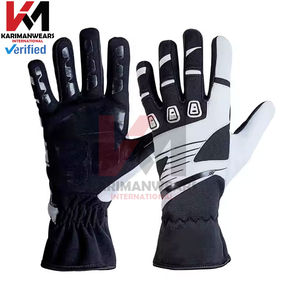Gants de karting Prix de gros Meilleure qualité Conception de logo OEM Gants de course de karting Gamme de conception moderne de niveau débutant - Product Image 4