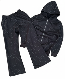 Sweat à capuche d'hiver en molleton épais surdimensionné pour homme, lavage à l'acide, style streetwear vintage, effet usé, fermeture éclair, logo brodé personnalisé, OEMODM privé - Product Image 4