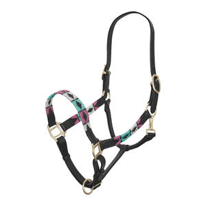 Bride de cheval de selle anglaise professionnelle de haute qualité en cuir équestre extérieur licou personnalisable multicolore réglable - Product Image 6