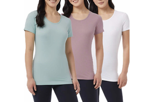 100% algodón de calidad superior al por mayor de manga corta 160Gsm solo Jersey mujeres camiseta OEM Bangladesh fábrica - Product Image 3