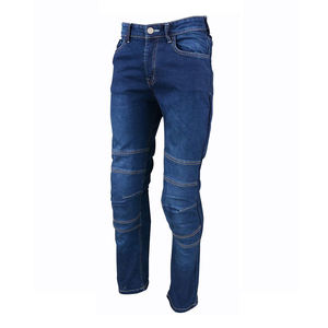 Pantalones Vaqueros de Motociclista D-Ride Azul Oscuro, Transpirables, de Secado Rápido, para Hombre, Reforzados en Rodillas y Caderas, Ajuste Entallado, Manga Larga, Alta Calidad - Product Image 4