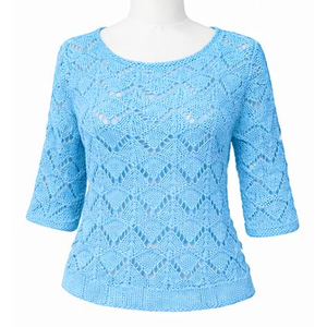 Suéter de Mujer, Diseño de Crochet, Última Moda, Casual, 100% Algodón, Bordado Sólido, Manga Larga, Estilo Hecho a Mano, Corte Regular - Product Image 1