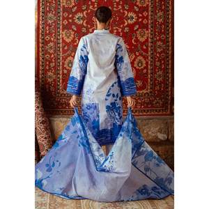 Ensemble de 3 pièces non cousues en tissu imprimé SD-52018 avec décoration boutonnée - Product Image 5