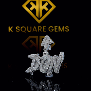 Exclusivo Lab Grown Round Cut VVs Clarity Diamond Iced Out en oro blanco de 14 Kt Colgante de hip hop para hombre Accesorio de fiesta - Product Image 4