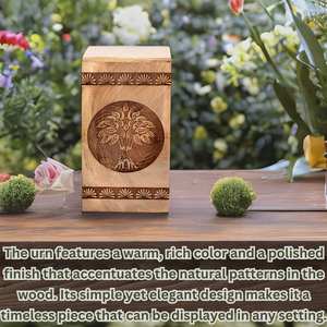 <b>Wooden</b> <b>Box</b> for Human ashes Cremation for Ashes Pet <b>Large</b> <b>box</b> memorial burial Keepsake for Ashes for Ground Burial Pet Urn - Product Image 2