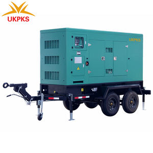 Generador Diésel Trifásico Silencioso Tipo Remolque UKPKS AC con Arranque Eléctrico de 24V CC - Product Image 4