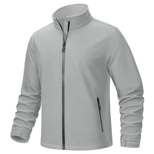 Veste coupe-vent légère pour hommes avec capuche fermeture à glissière manteau d'extérieur respirant coque résistante au vent et à la pluie pour un usage quotidien - Product Image 5